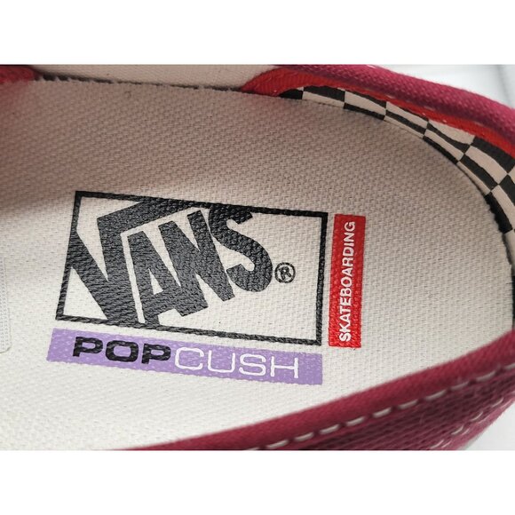 Vans Skate Authentic Asphalt Pomegranate Suede Canvas Shoes VN0A5FC8249 Size 6.5 - Picture 7 of 8